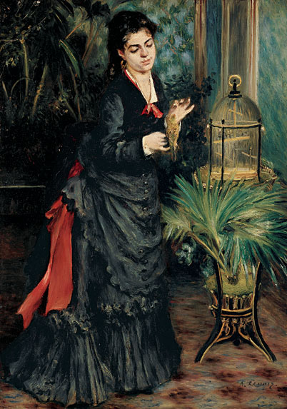 Woman with a Parrot